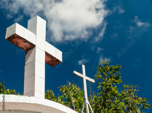 Prayer Mountain Crosses Myanmar