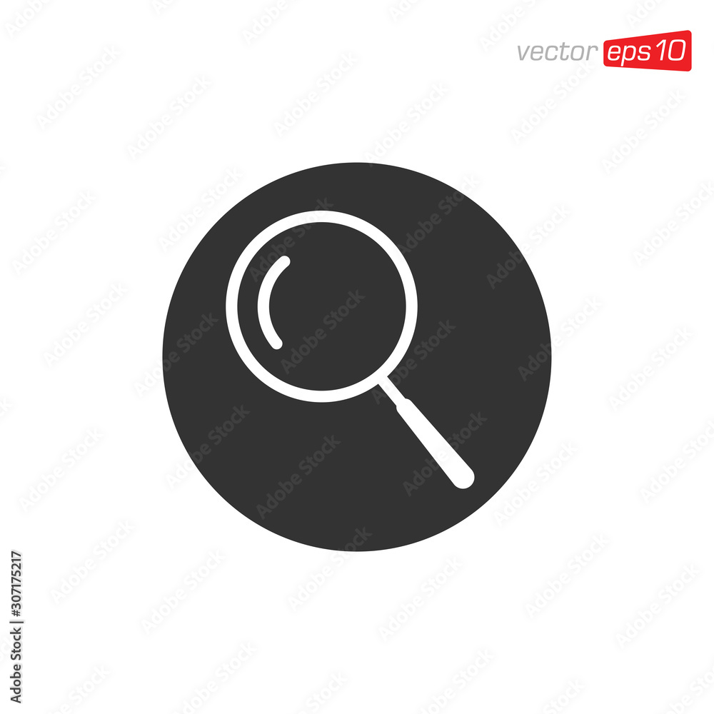 Magnifying Glass Icon Design Vector Magnifying Glass Icon Design Vector