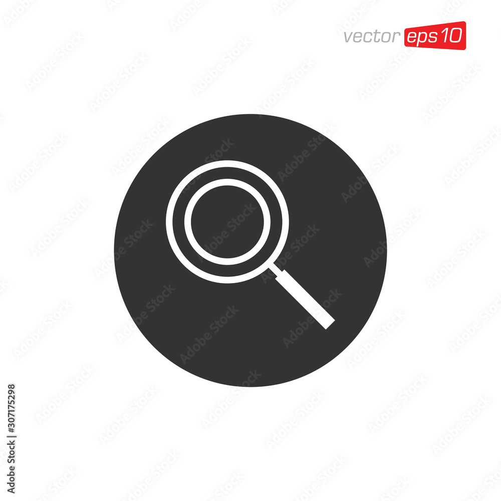 Magnifying Glass Icon Design Vector Magnifying Glass Icon Design Vector