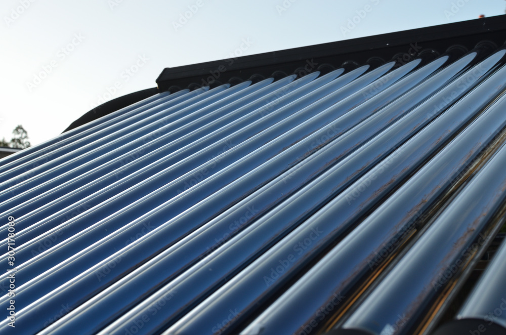 Fototapeta premium Solar collector til varme til huset
