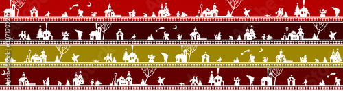 Christmas eamless pattern background