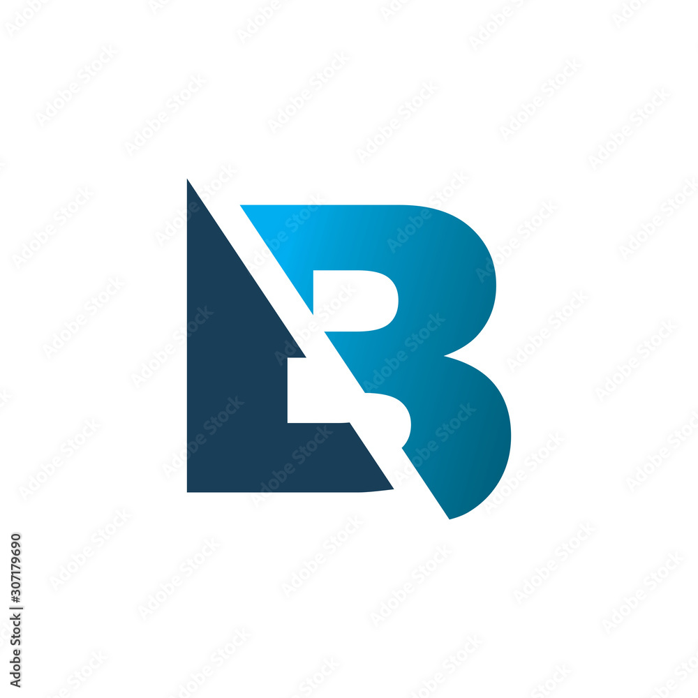 color b art logo design color b art logo design
