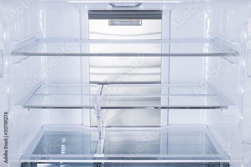 Wallpaper Mural Refrigerator Isolated on White Background. Modern Kitchen and Domestic Major Appliances Torontodigital.ca