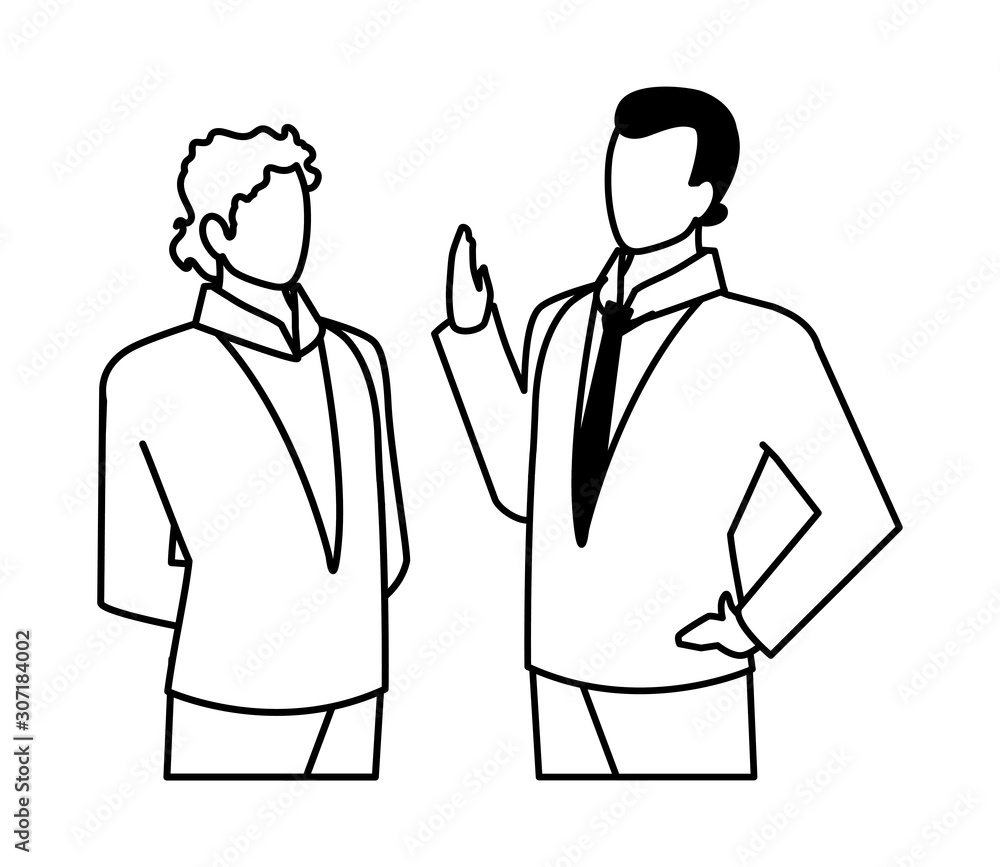 cute businessmen with various views, poses cute businessmen with various views, poses