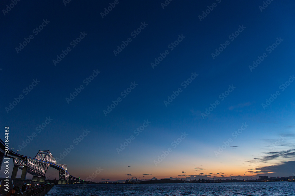 東京湾の夜景