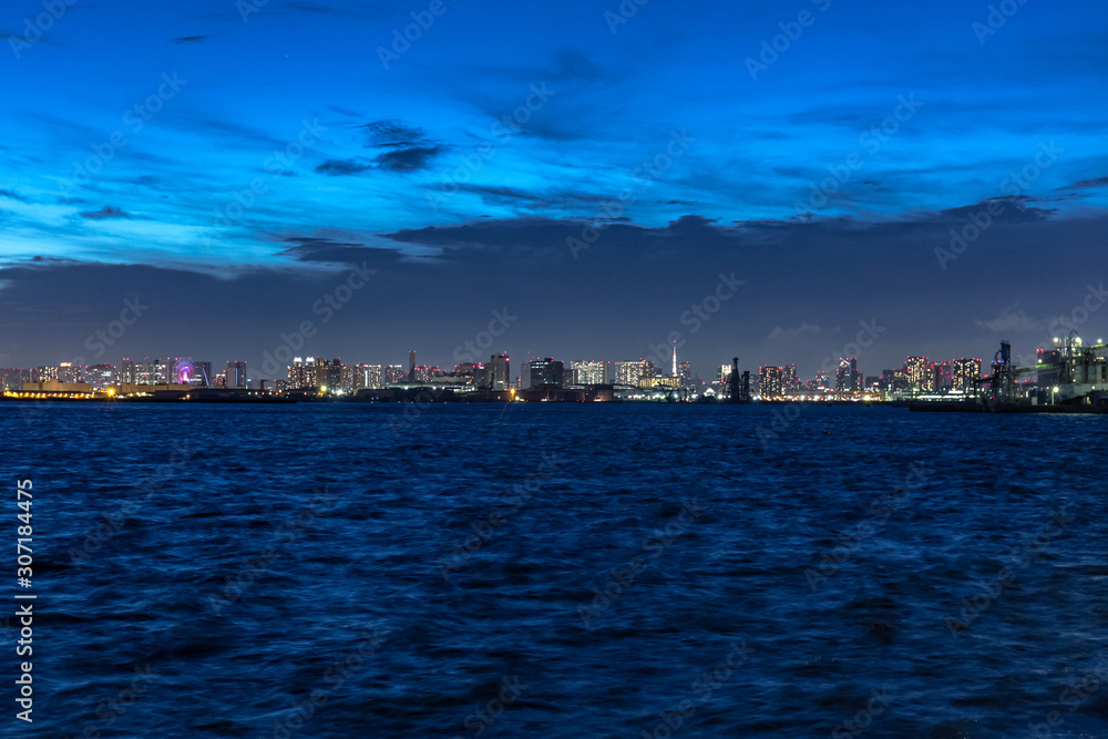 東京湾の夜景