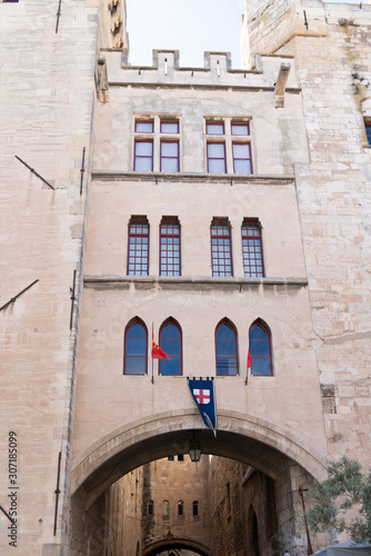 entrance Fortress of Narbonne city in france