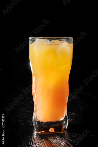 Paradise is a cocktail that contains gin, apricot brandy and orange juice.