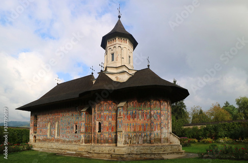 The Monastery Moldovita in Romania, Europe photo