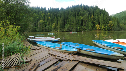 Lacu Rosu, Red Lake, Carpathian Mountains, Moldavia Region, Romania