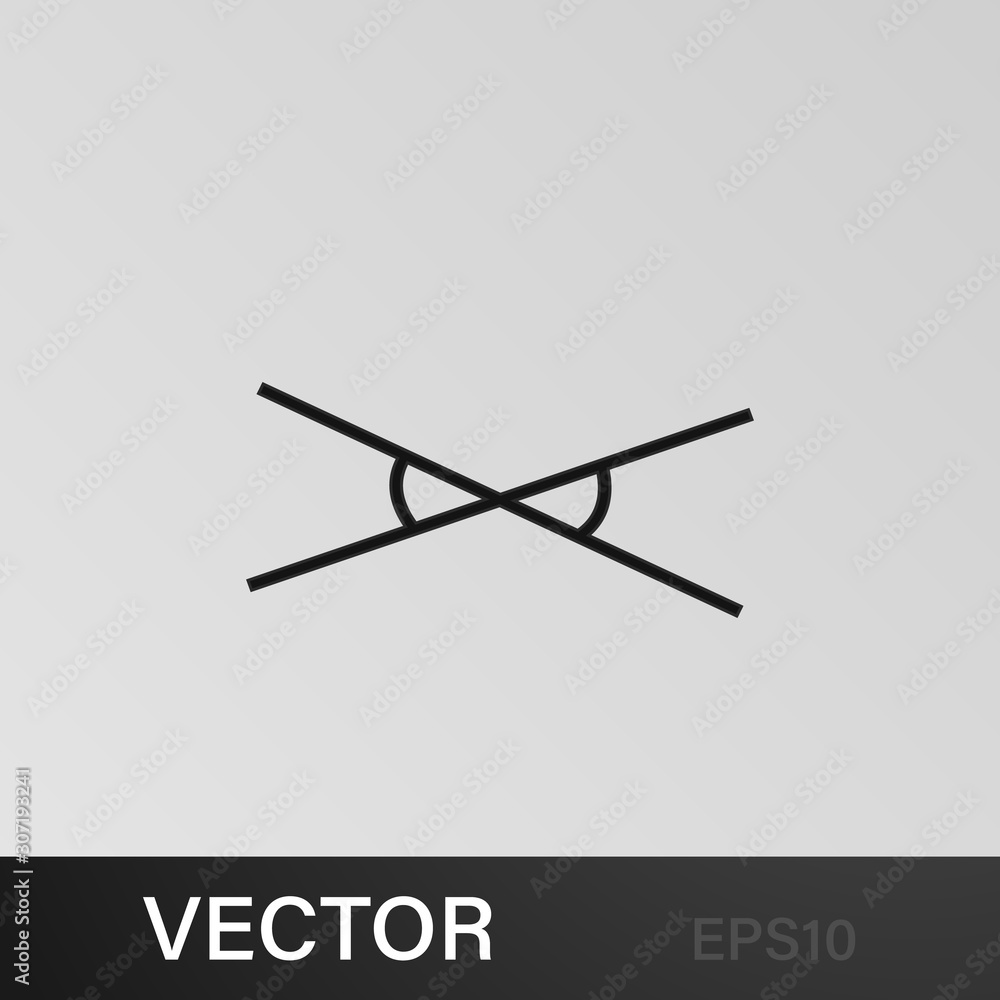 vertical corners icon. Geometric figure Element for mobile concept and web apps