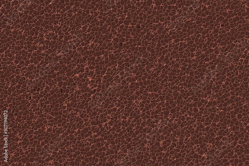 Texture red leather cracked. Abstract natural skin pattern surface animal dinosaur, crocodile. 3D rendering
