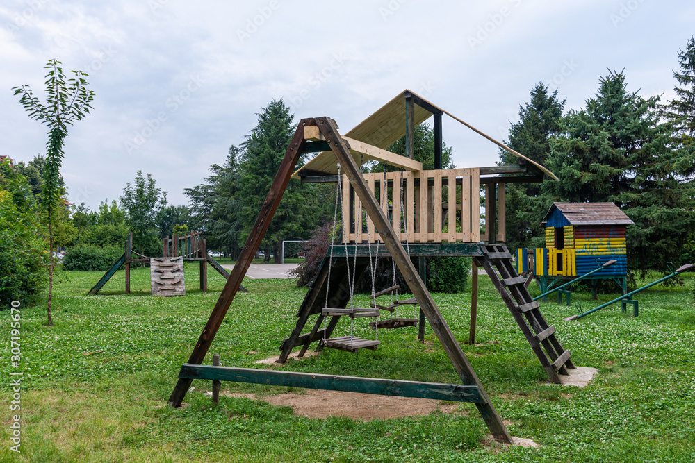Loznica, Serbia - July 13, 2019: Loznica, Serbia - July 13, 2019: