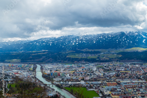 Blick   ber Innsbruck 