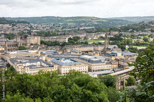 City of Bath, Somerset, England, view from Alexandra Park. © byjeng