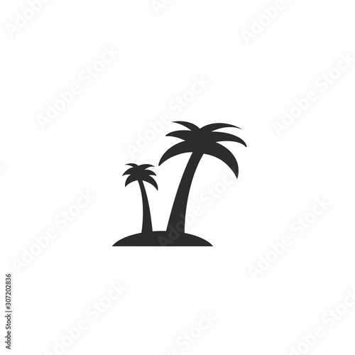 palm tree on beach