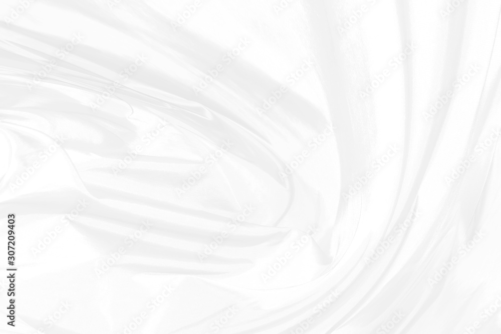 soft smooth fabric abstract curve shape decorative white background. soft smooth fabric abstract curve shape decorative white background.