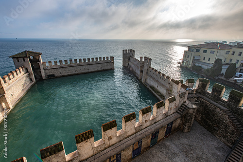 Castle harbor panorama