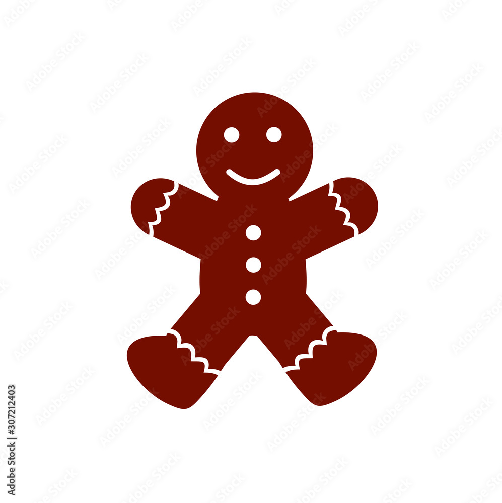 Gingerbread man cookie icon vector, filled flat sign, solid colorful pictogram isolated on white, logo illustration. Christmas icon. Christmas biscuits .Cookie in shape of man. Gingerbread man cookie icon vector, filled flat sign, solid colorful pictogram isolated on white, logo illustration. Christmas icon. Christmas biscuits .Cookie in shape of man.