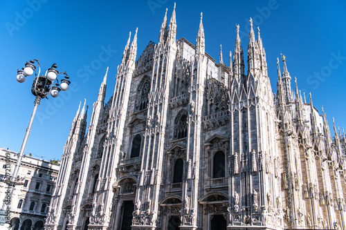 Εκτύπωση καμβά facade of cathedral in milan
