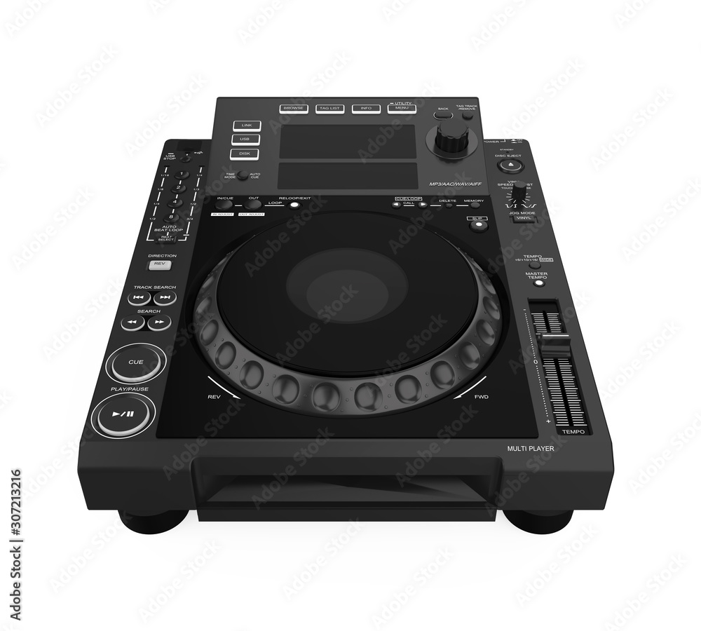 Fototapeta premium DJ Music Mixer Isolated