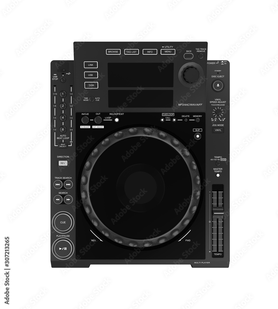Fototapeta premium DJ Music Mixer Isolated