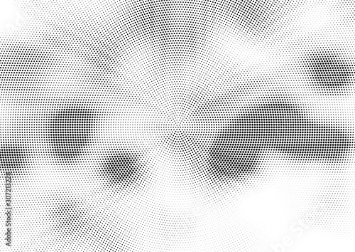 Abstract halftone dotted background. Futuristic grunge pattern  dot and circles.  Vector modern optical pop art texture for posters  sites  business cards  cover  postcards  labels  stickers layout.