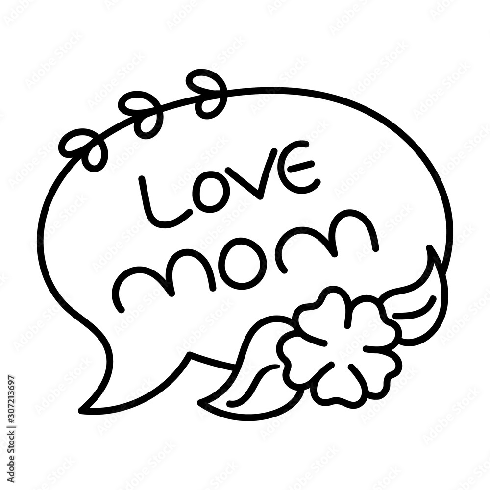 Obraz premium Mothers Day Message
