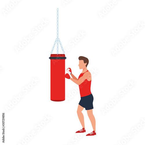 avatar Man training on a punching bag icon