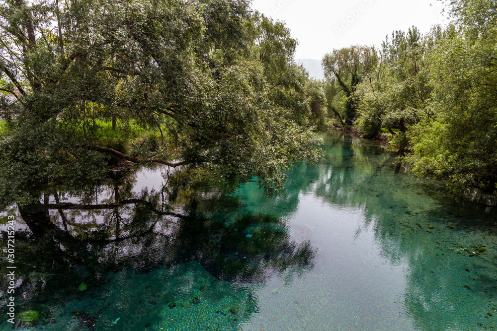 Italy, Campania, Telese  parco del Grassano