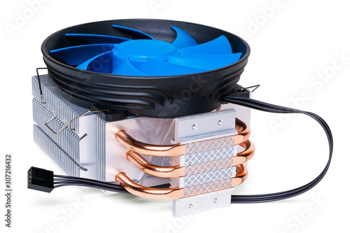 PC cooling system with thermal grease. Computer component