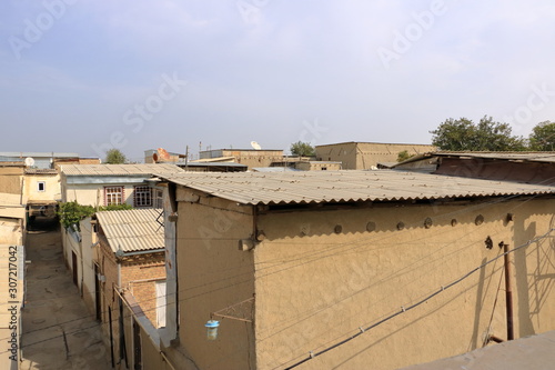 View from Chor Minor, Panorama of Bukhara, Uzbekistan