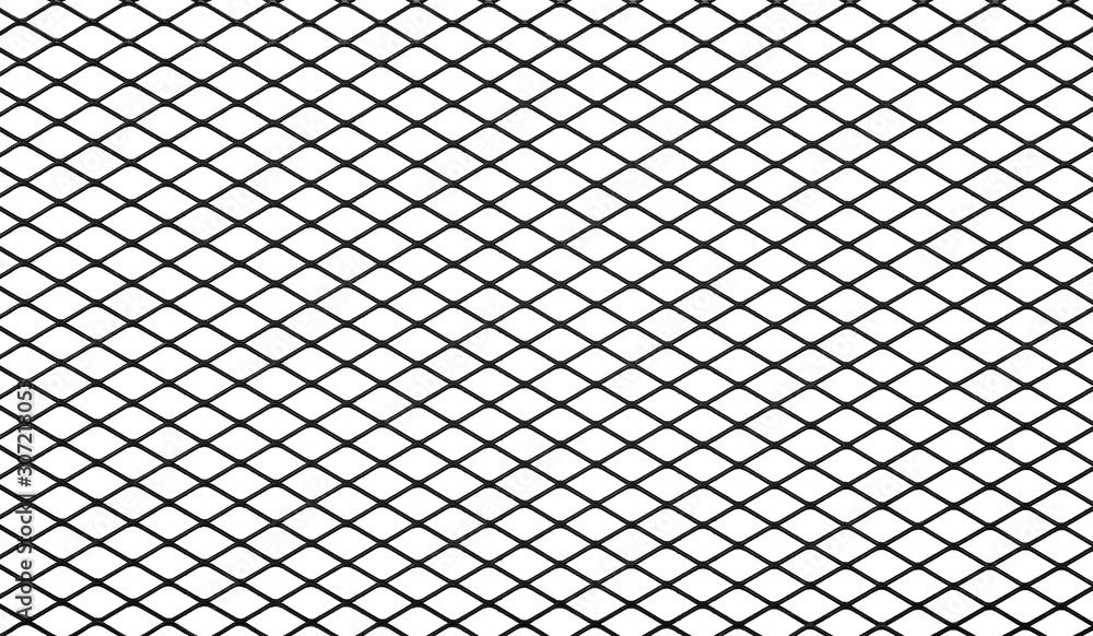 Texture of black mesh isolated on a white background Texture of black mesh isolated on a white background