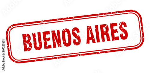 Buenos Aires stamp. Buenos Aires red grunge isolated sign