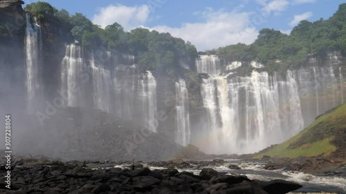 Kalandula Falls river in Angola photo