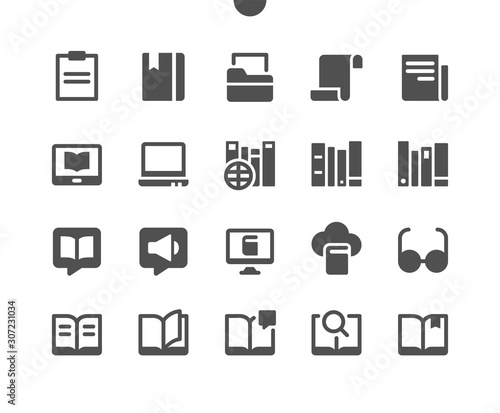 12 Reading v3 UI Pixel Perfect Well-crafted Vector Solid Icons 48x48 Ready for 24x24 Grid for Web Graphics and Apps. Simple Minimal Pictogram