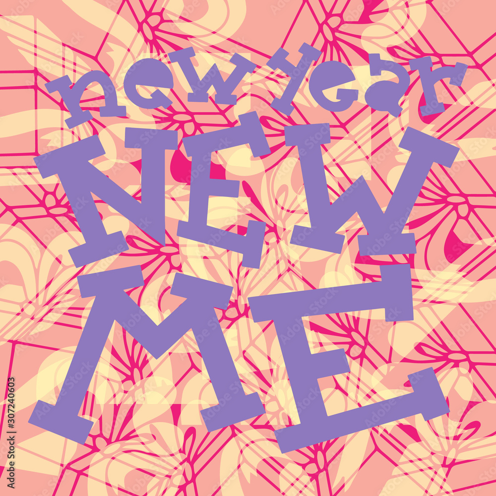 New Year New Me Lettering New Year New Me Lettering