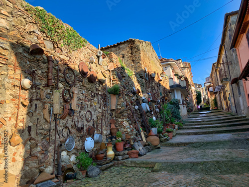 Street of the center historical of Vibo Valentia.