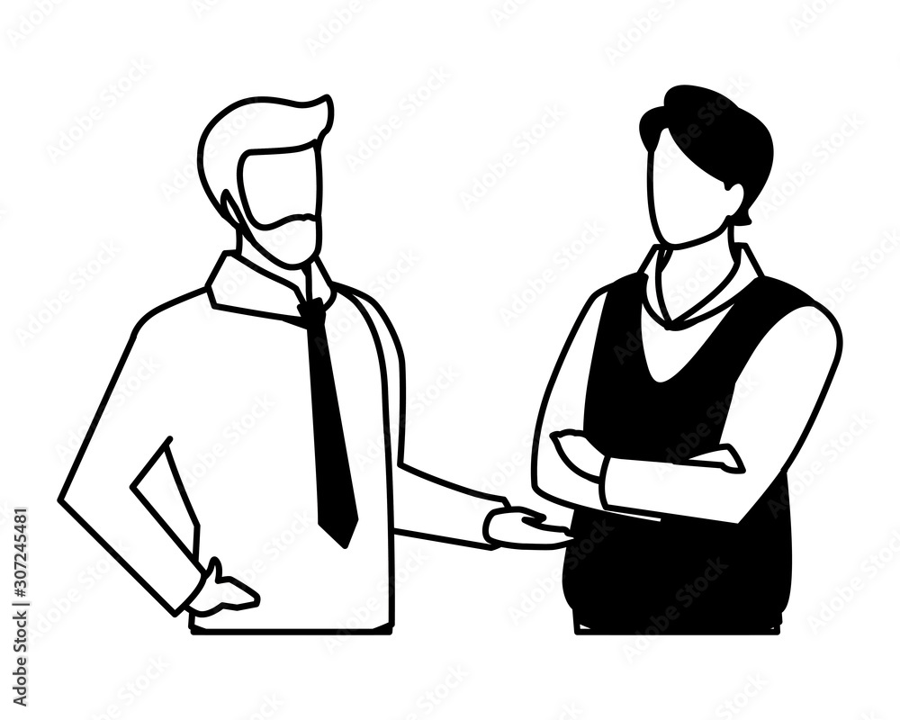cute businessmen with various views, poses cute businessmen with various views, poses