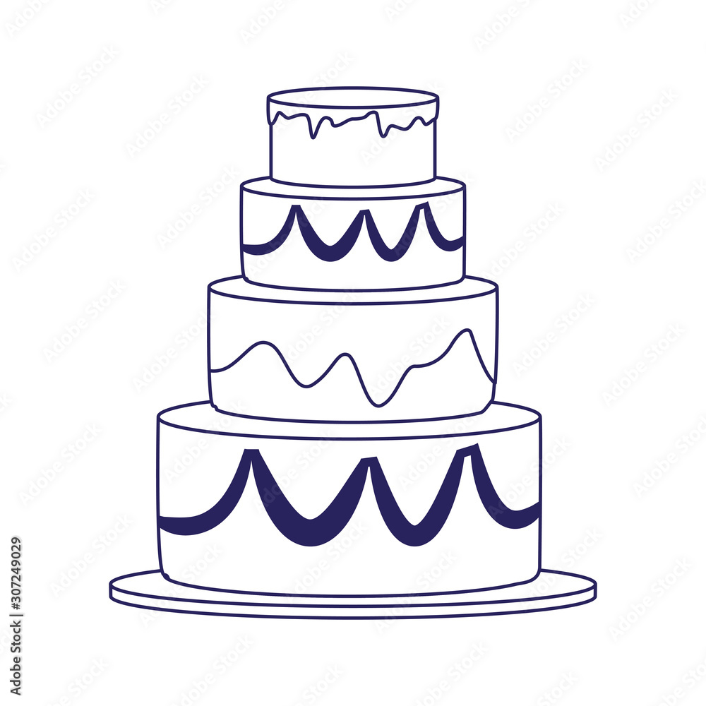sweet cake icon, colorful design sweet cake icon, colorful design