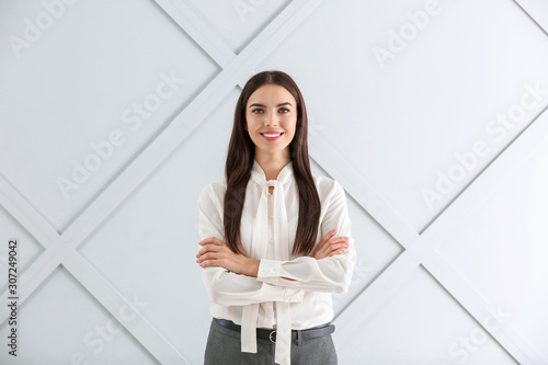 Beautiful young businesswom...