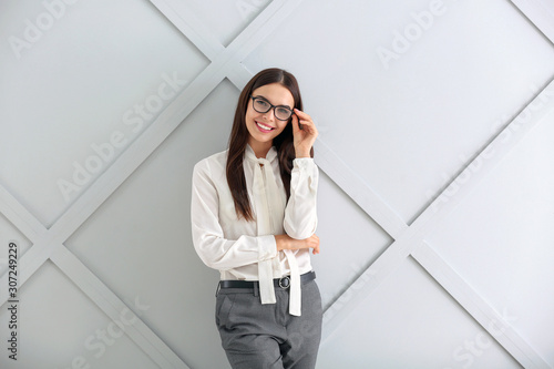Beautiful young businesswom...