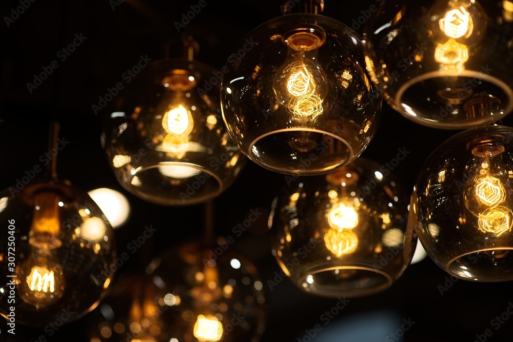 Decorative mason jar style yellow light bulbs Decorative mason jar style yellow light bulbs