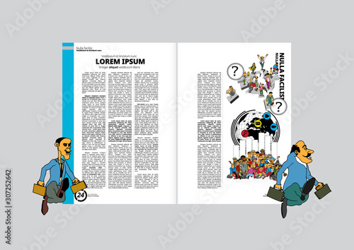 Brochure template flyer background for business design