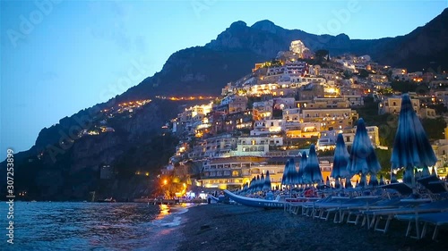 Beautiful coastal towns of Italy - scenic Positano in Amalfi coast