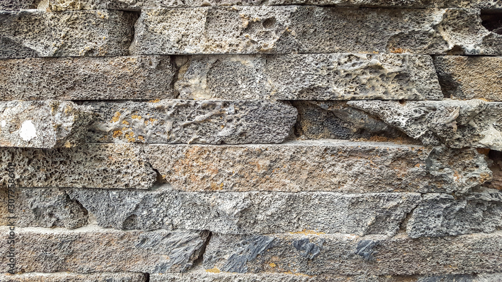 Brick wall on old building Brick wall on old building