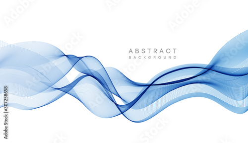 Abstract colorful vector background, color wave for design brochure, website, flyer.