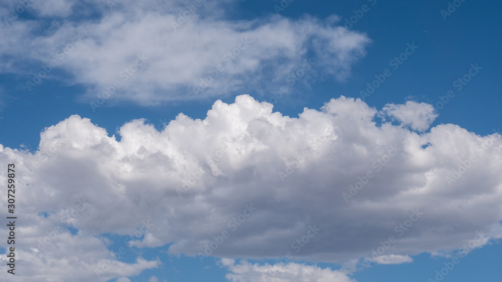 Naklejka premium Clouds in the blue sky