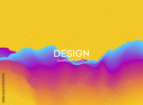 Moving colorful abstract background. Dynamic Effect. Vector Illustration. Design Template.