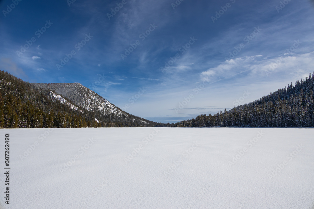 Winter Adventure at Grass Lake in the Sierra Nevada